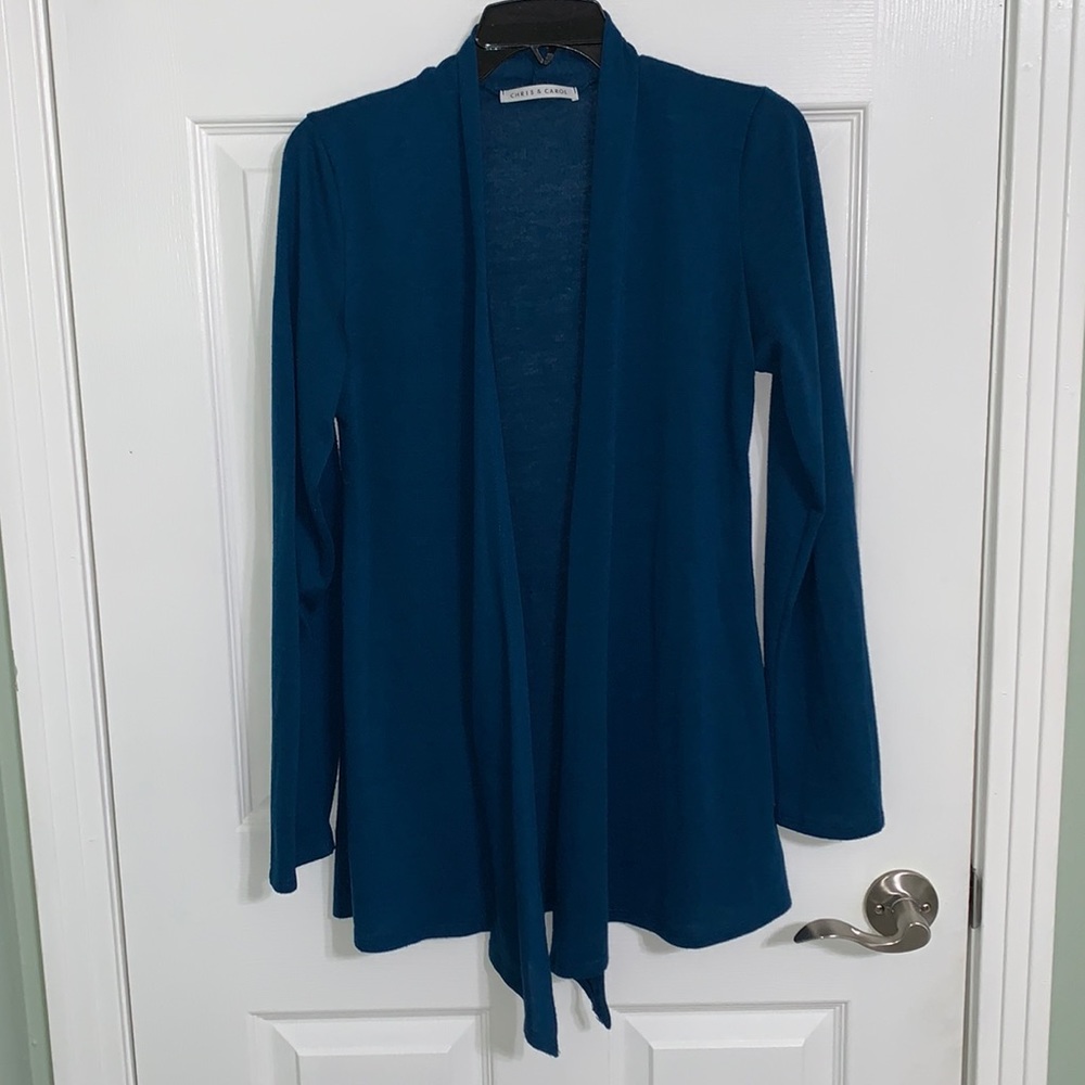 Chris & Carol Blue Cardigan